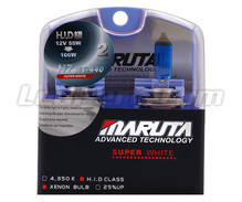 Kit da 2 lampadine H7 MTEC Super White - Bianca puro