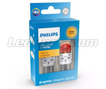 2x lampadine a LED Philips PY21W Ultinon PRO6000 - Arancione - BAU15S - 11498AU60X2