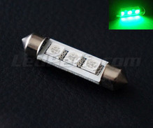 LED navetta 42mm - verde - Anti-errore computer di bordo - C10W