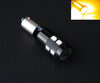 Lampadina HY21W Magnifier da 6 led SG alta potenza + Magnifier arancioni Base BAY9S